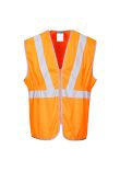 Portwest Hi-Vis Zip Long Length Vest RT20