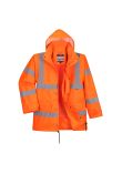 Portwest Hi-Vis Breathable Interactive Rain Traffic Jacket RT63