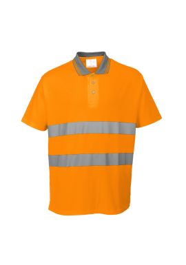 Portwest Hi-Vis Cotton Comfort Polo Shirt S/S S171