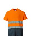 Portwest Hi-Vis Cotton Comfort Contrast T-Shirt S/S S173
