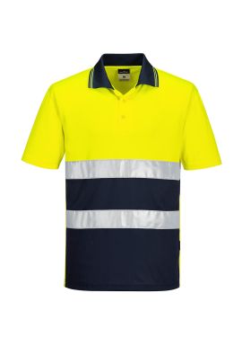 Portwest Hi-Vis Lightweight Contrast Polo Shirt S/S S175