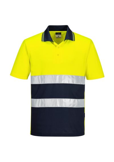 Portwest Hi-Vis Lightweight Contrast Polo Shirt S/S S175