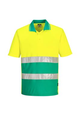 Portwest Hi-Vis Lightweight Contrast Polo Shirt S/S S175