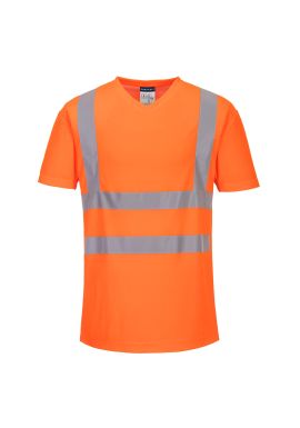 Portwest Hi-Vis Cotton Comfort Mesh Insert T-Shirt S/S S179