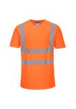 Portwest Hi-Vis Cotton Comfort Mesh Insert T-Shirt S/S S179