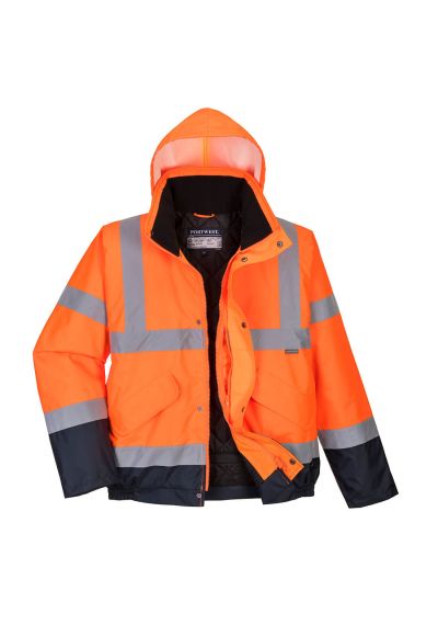 Portwest Hi-Vis Contrast Winter Bomber Jacket S266