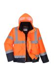 Portwest Hi-Vis Contrast Winter Bomber Jacket S266
