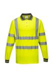 Portwest Hi-Vis Cotton Comfort Polo Shirt L/S S271