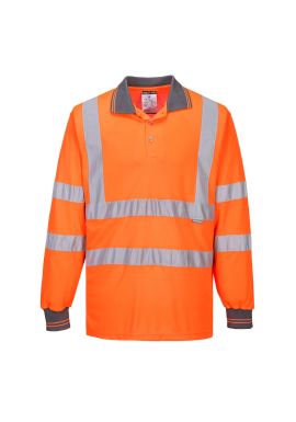 Portwest Hi-Vis Polo Shirt L/S S277