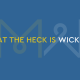 What the heck is wicking
