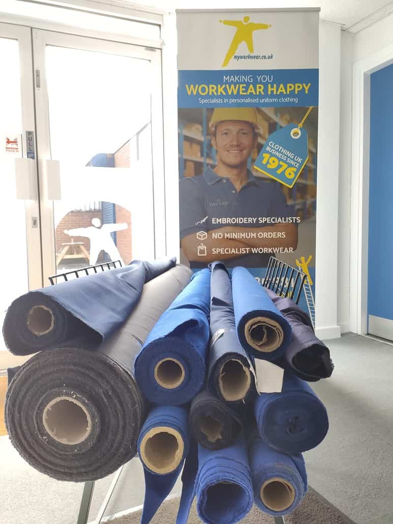 Fabric donation from myworkwear to Sewing for NHS