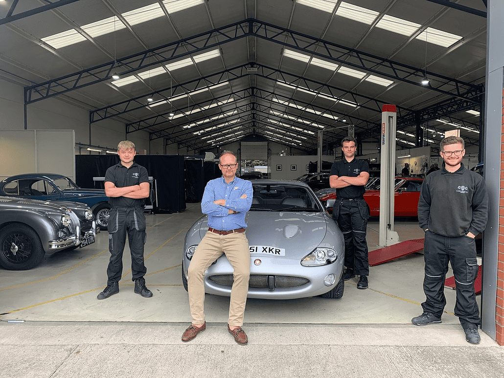 MyWorkwear and Classic Motor Car apprentices