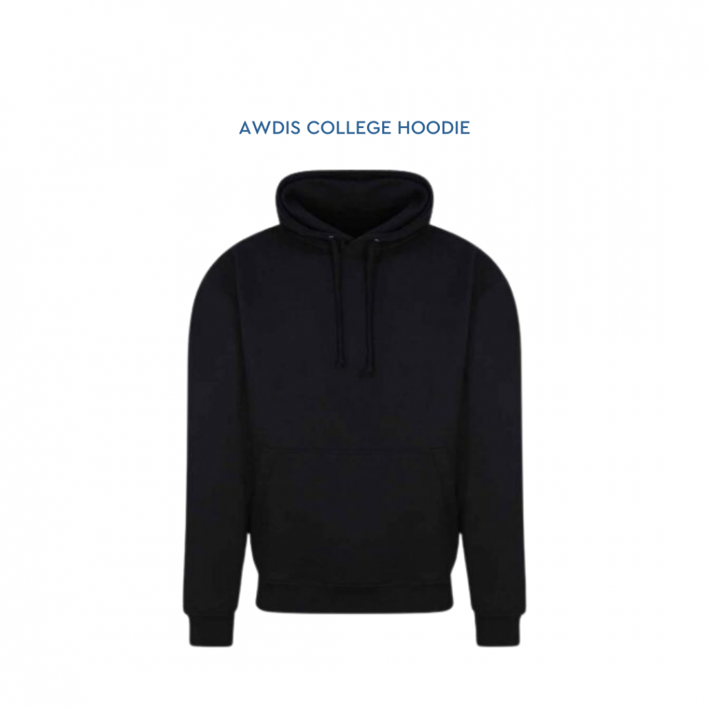 Black collage hoodie