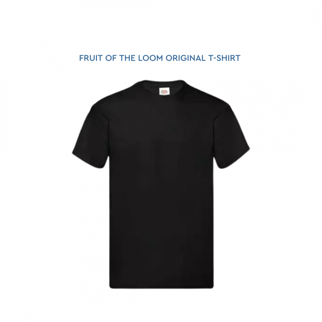 Fruit of the loom black t-shirt