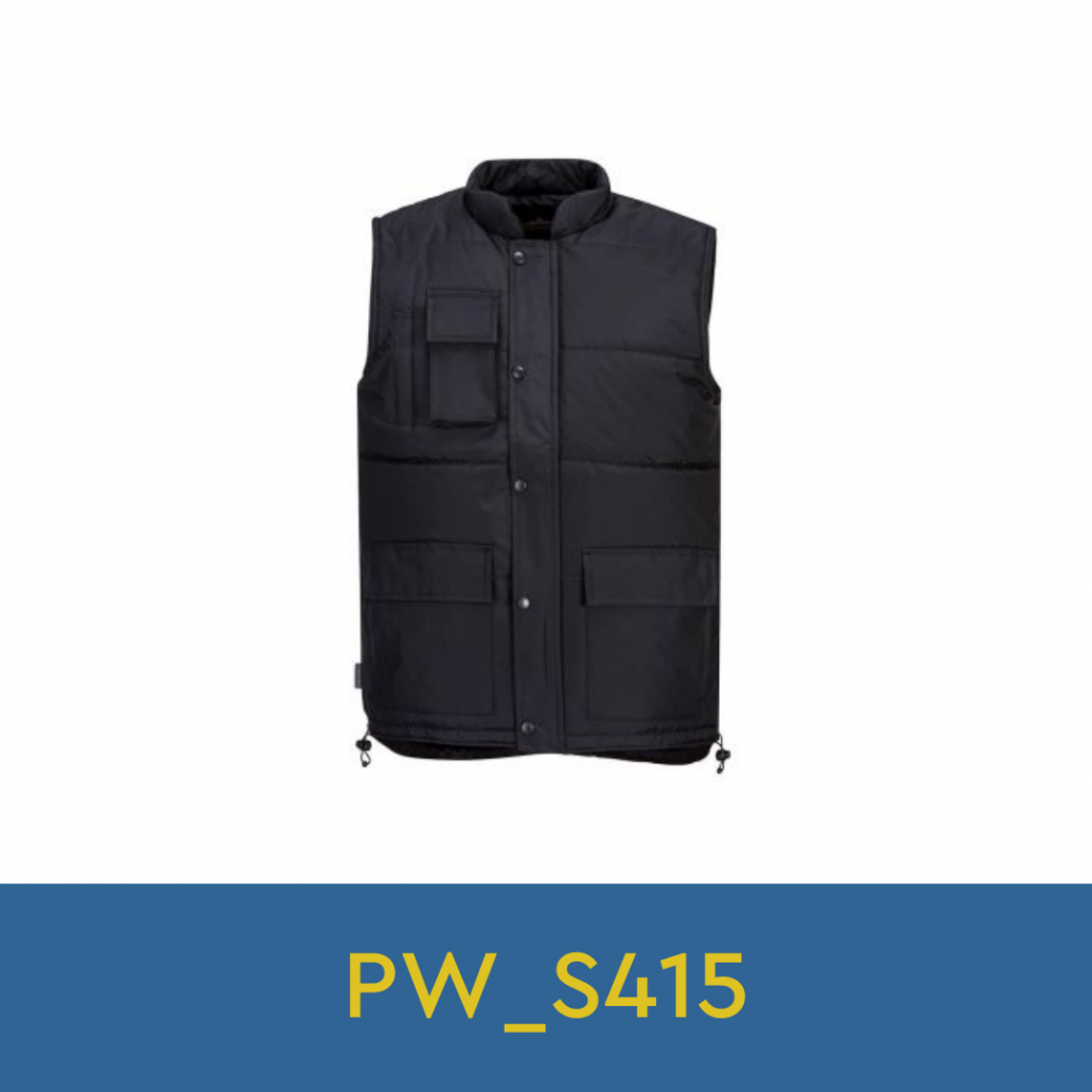 Body warmer with pockets