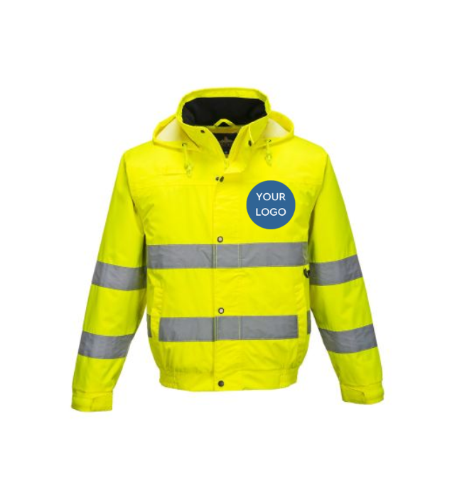 workwear hi-vis bomber jacket
