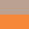 Beige/Orange